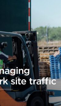 Managing work site traffic