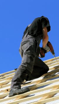 CAUTION – Ceiling Battens Do Not Provide Fall Protection