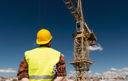 Construction worker on site