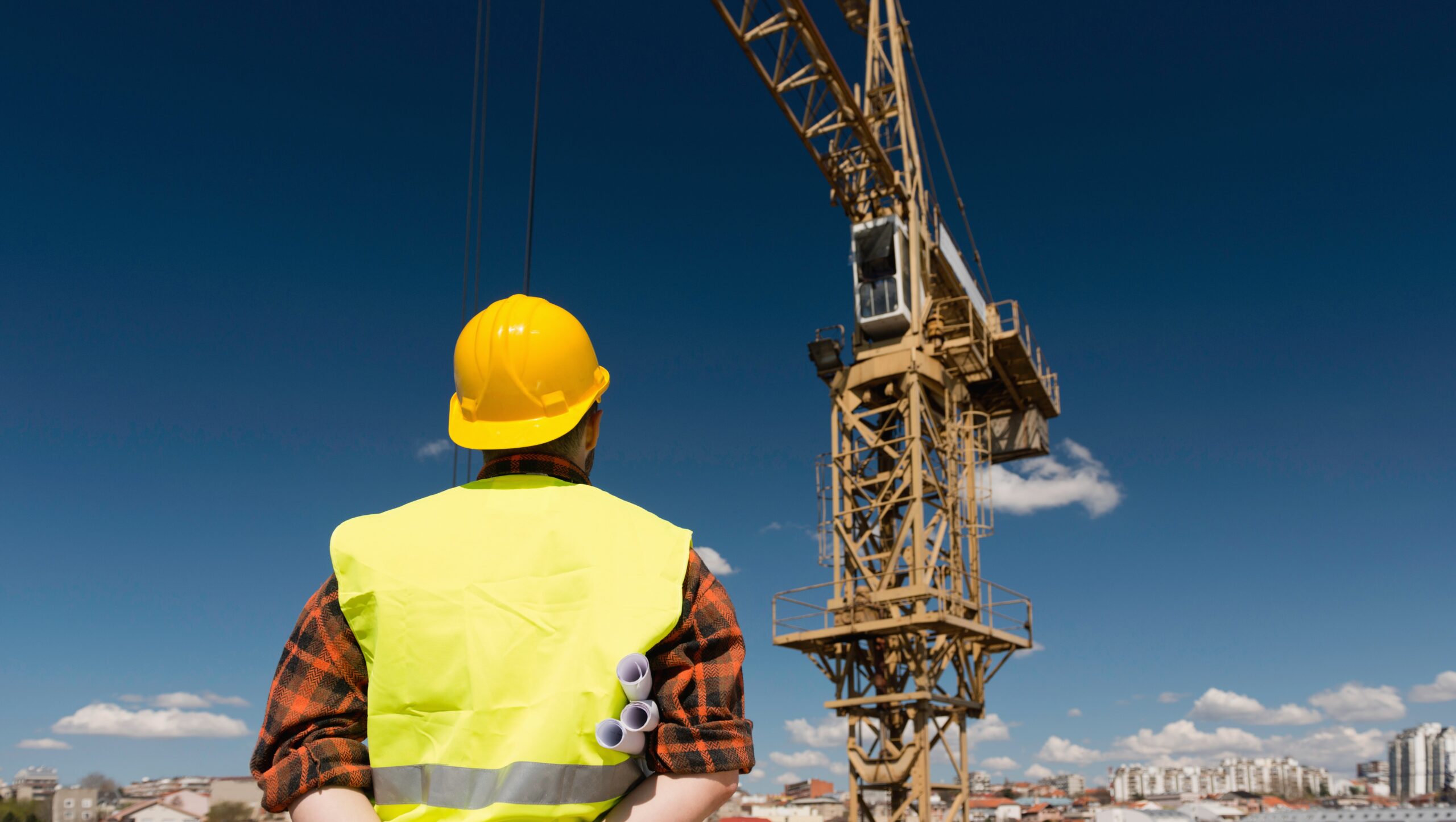 Construction worker on site